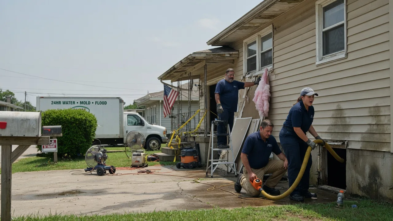 Water Damage Repair in De Mossville, KY near me